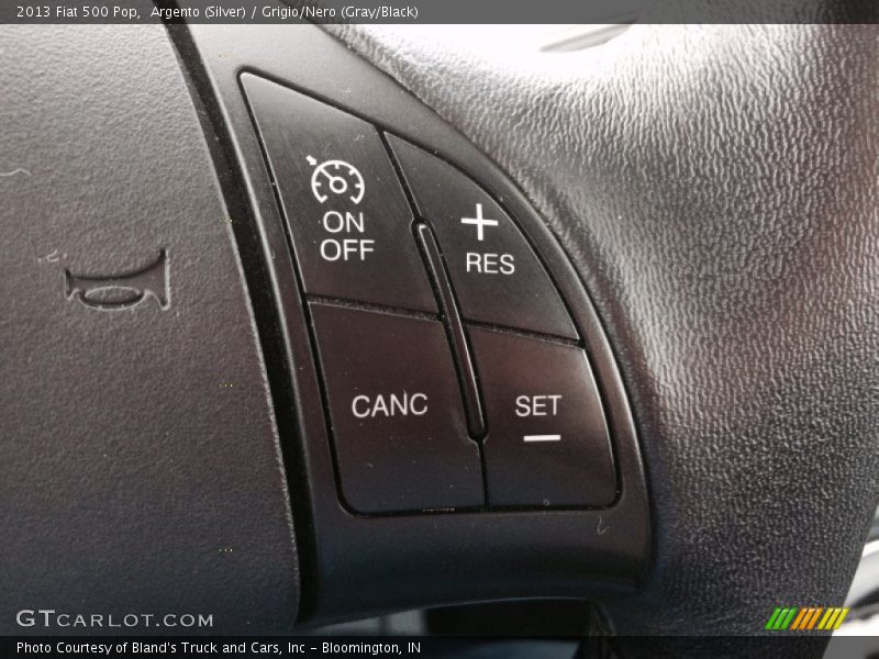 Argento (Silver) / Grigio/Nero (Gray/Black) 2013 Fiat 500 Pop