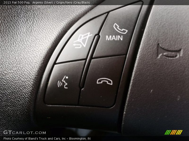 Argento (Silver) / Grigio/Nero (Gray/Black) 2013 Fiat 500 Pop