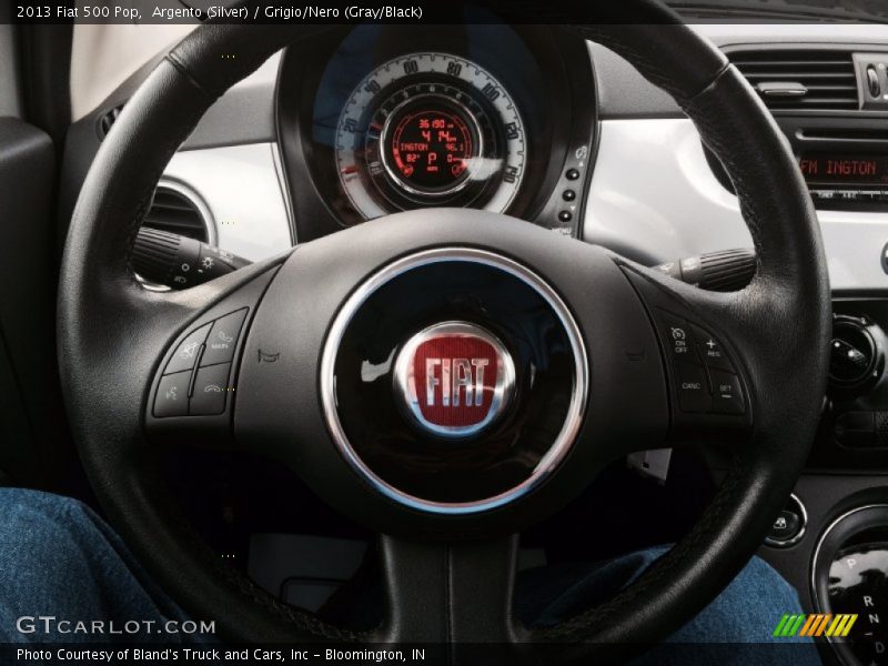 Argento (Silver) / Grigio/Nero (Gray/Black) 2013 Fiat 500 Pop