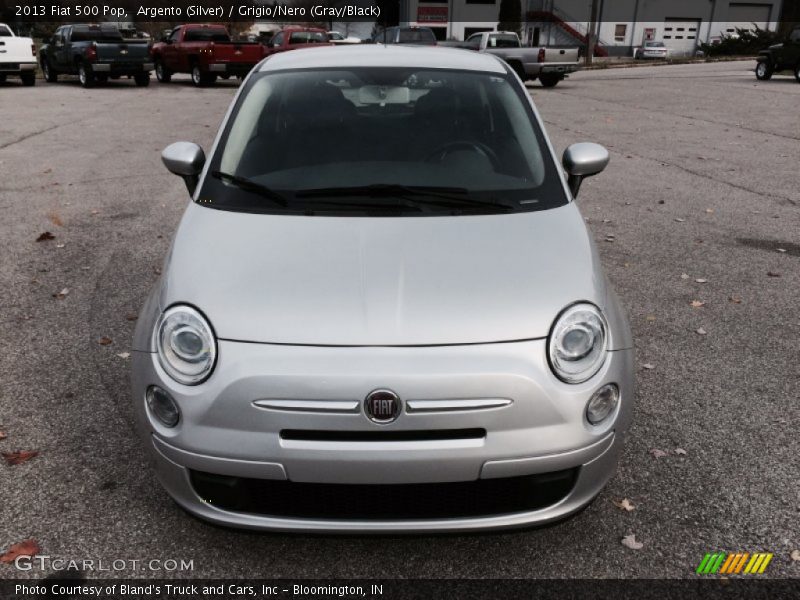 Argento (Silver) / Grigio/Nero (Gray/Black) 2013 Fiat 500 Pop
