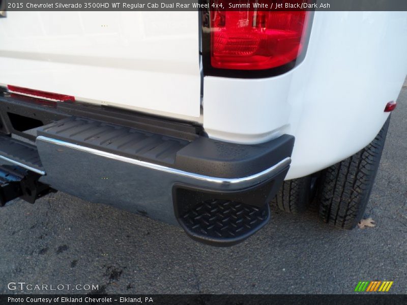 Summit White / Jet Black/Dark Ash 2015 Chevrolet Silverado 3500HD WT Regular Cab Dual Rear Wheel 4x4