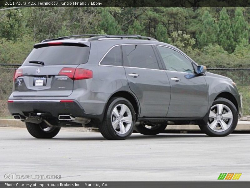 Grigio Metallic / Ebony 2011 Acura MDX Technology