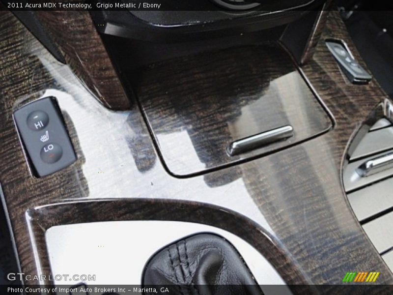 Grigio Metallic / Ebony 2011 Acura MDX Technology
