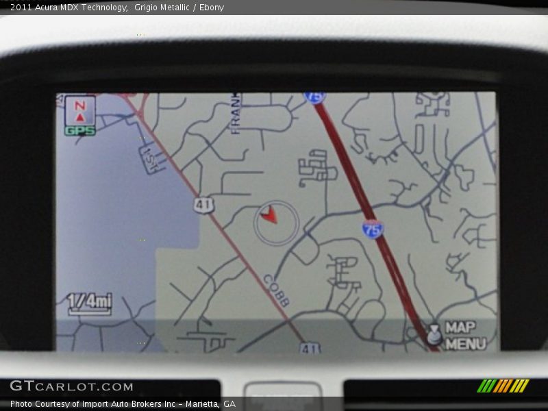 Grigio Metallic / Ebony 2011 Acura MDX Technology