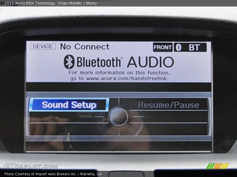 Grigio Metallic / Ebony 2011 Acura MDX Technology