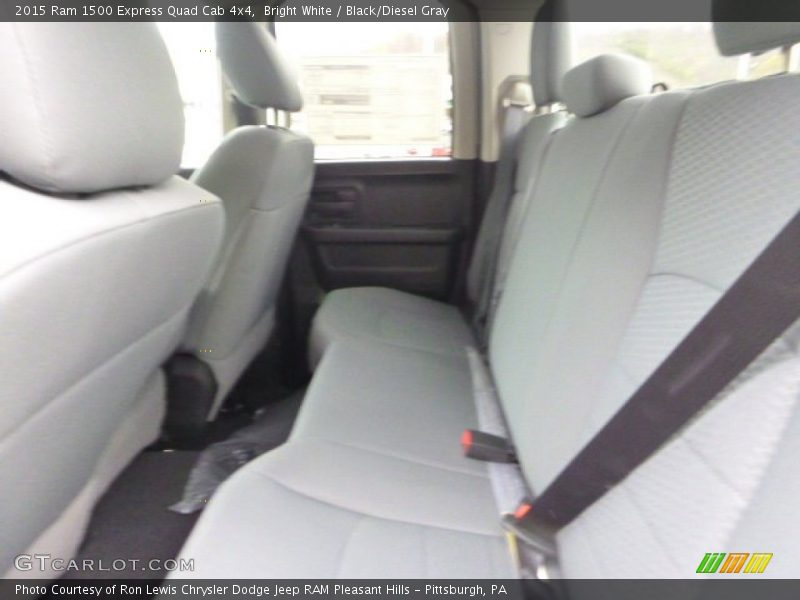 Bright White / Black/Diesel Gray 2015 Ram 1500 Express Quad Cab 4x4