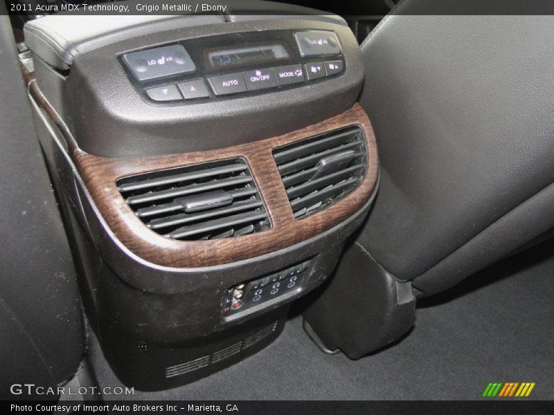 Grigio Metallic / Ebony 2011 Acura MDX Technology