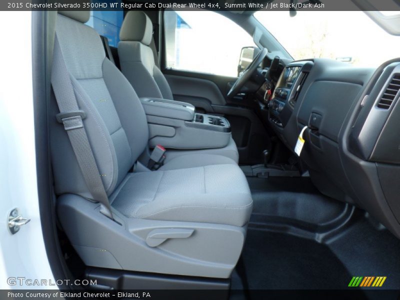 Summit White / Jet Black/Dark Ash 2015 Chevrolet Silverado 3500HD WT Regular Cab Dual Rear Wheel 4x4