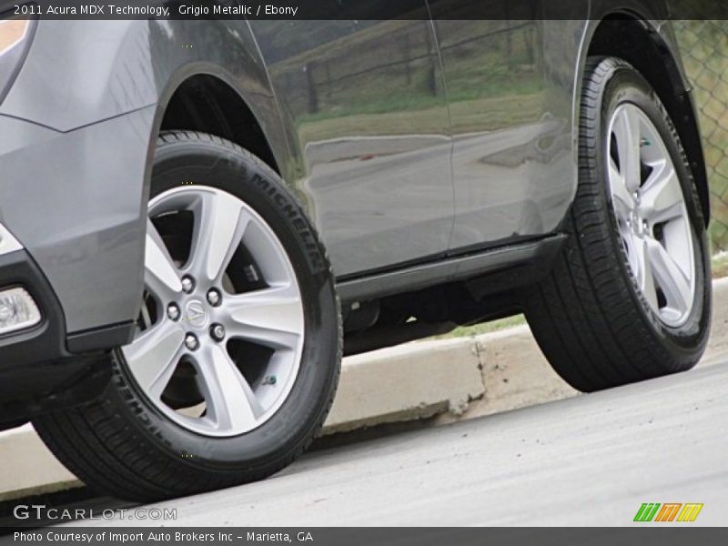 Grigio Metallic / Ebony 2011 Acura MDX Technology