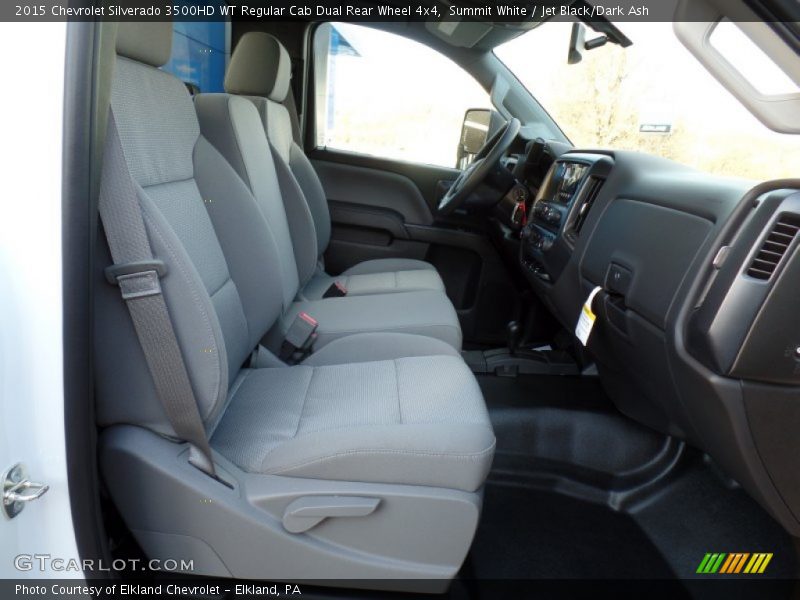 Summit White / Jet Black/Dark Ash 2015 Chevrolet Silverado 3500HD WT Regular Cab Dual Rear Wheel 4x4