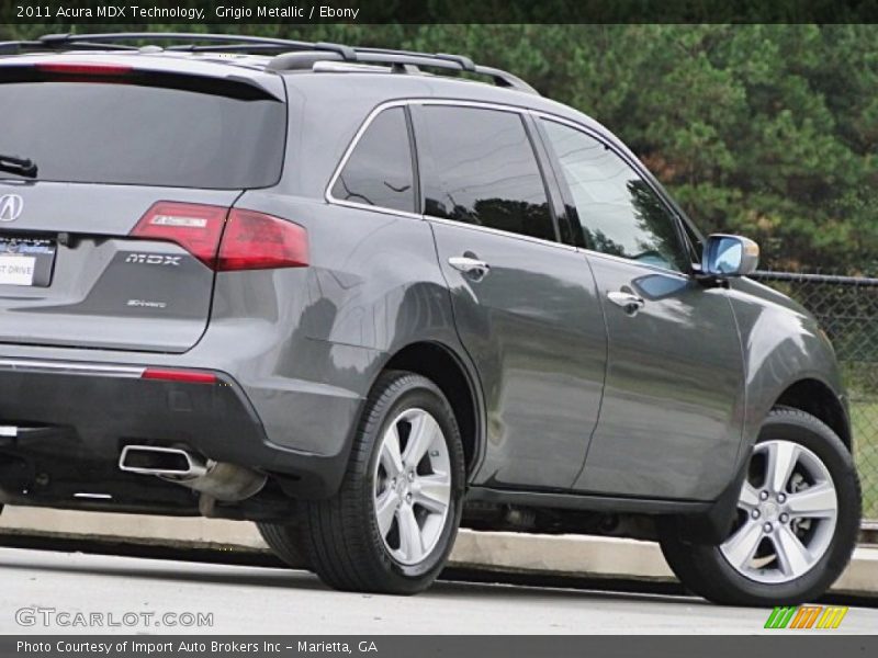 Grigio Metallic / Ebony 2011 Acura MDX Technology