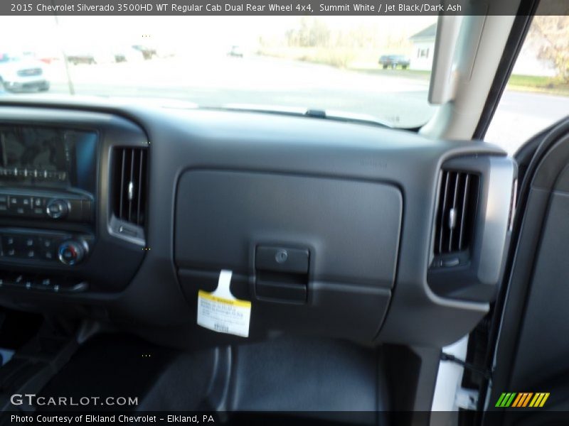 Summit White / Jet Black/Dark Ash 2015 Chevrolet Silverado 3500HD WT Regular Cab Dual Rear Wheel 4x4