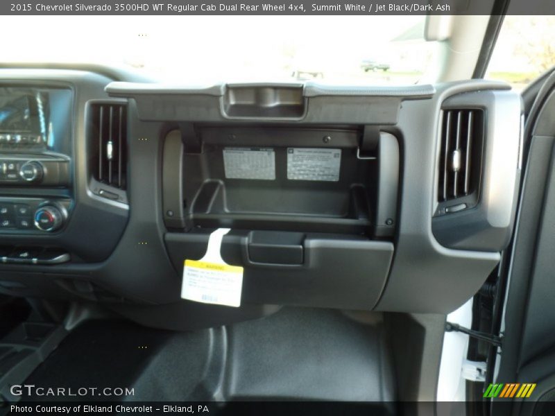 Summit White / Jet Black/Dark Ash 2015 Chevrolet Silverado 3500HD WT Regular Cab Dual Rear Wheel 4x4