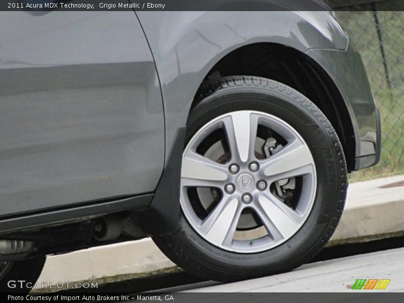 Grigio Metallic / Ebony 2011 Acura MDX Technology