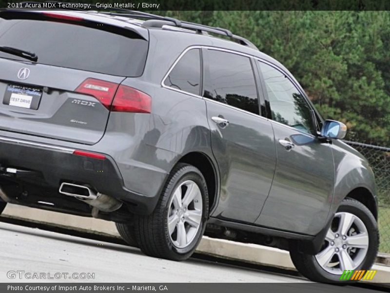 Grigio Metallic / Ebony 2011 Acura MDX Technology