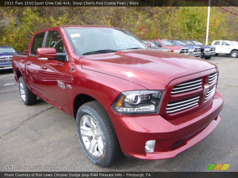 Front 3/4 View of 2015 1500 Sport Crew Cab 4x4
