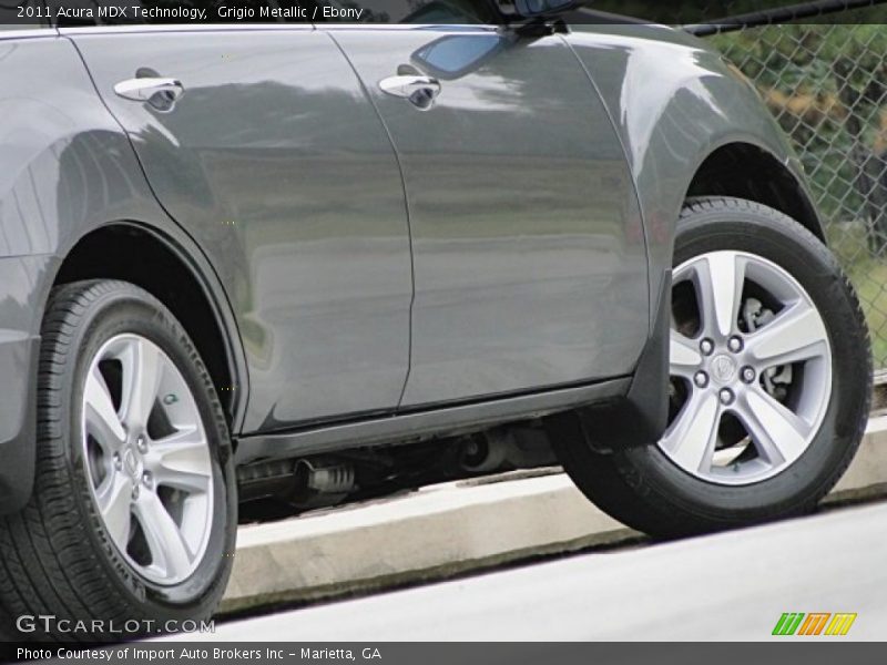 Grigio Metallic / Ebony 2011 Acura MDX Technology
