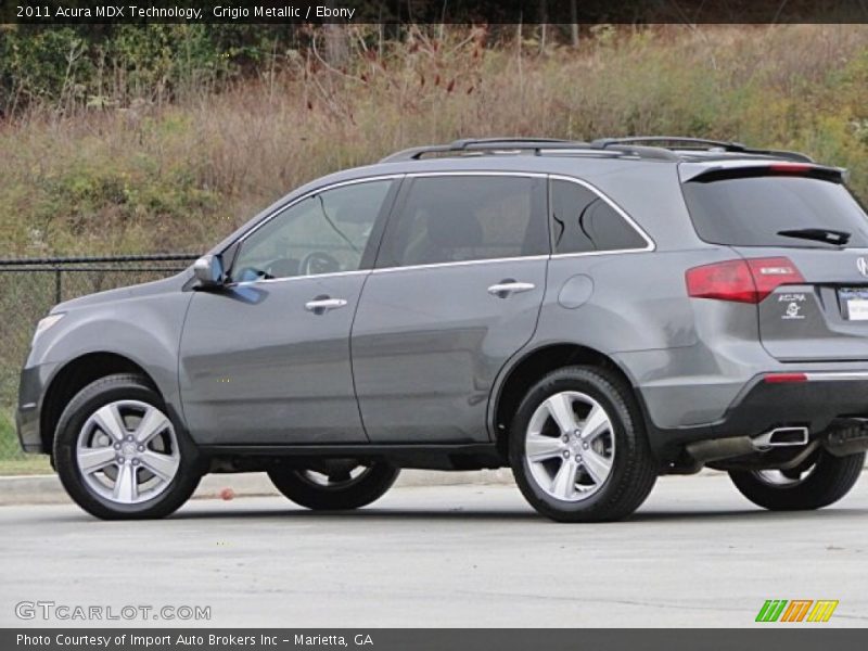 Grigio Metallic / Ebony 2011 Acura MDX Technology
