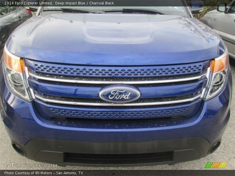 Deep Impact Blue / Charcoal Black 2014 Ford Explorer Limited