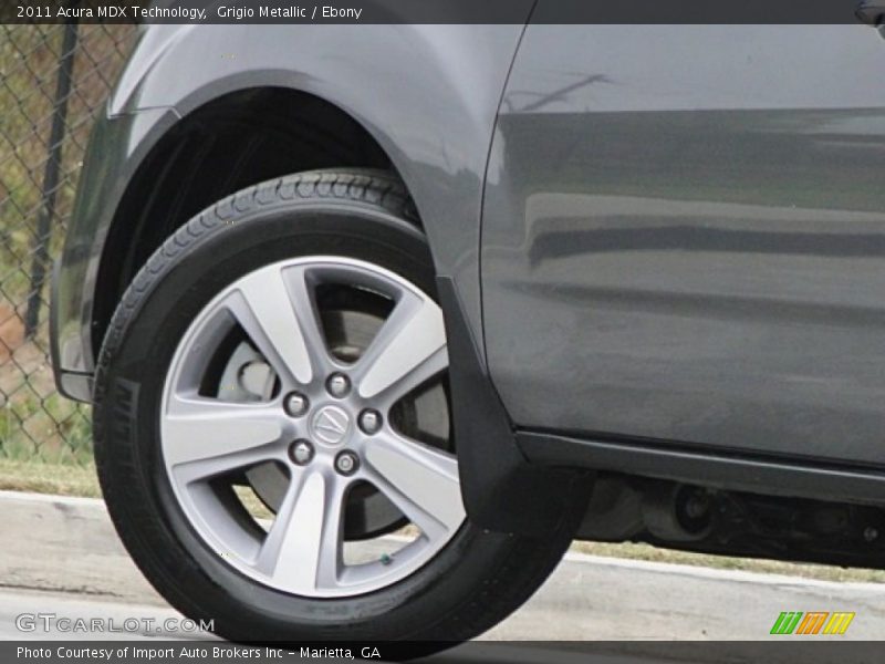 Grigio Metallic / Ebony 2011 Acura MDX Technology
