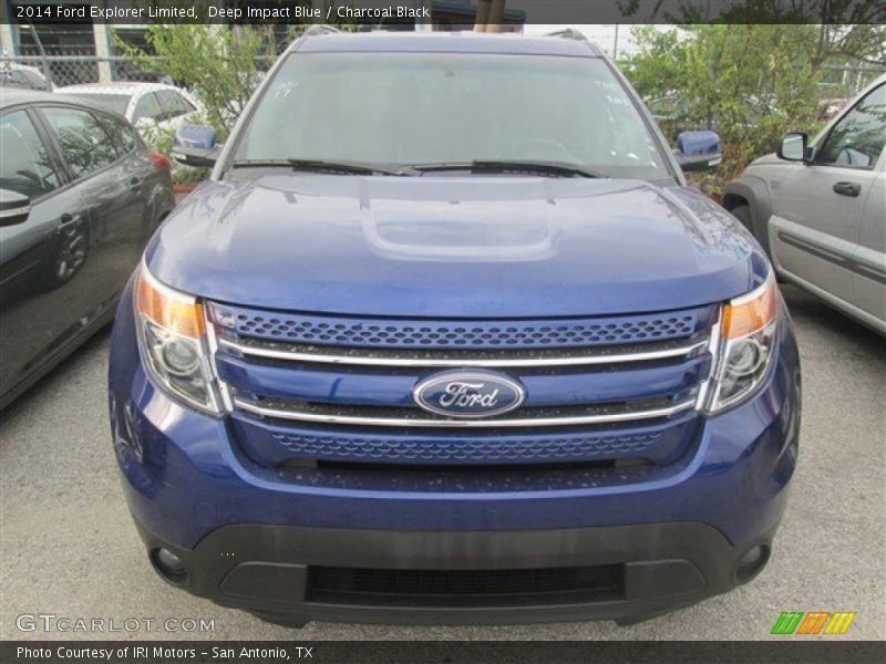  2014 Explorer Limited Deep Impact Blue