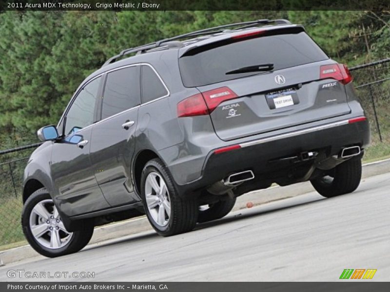 Grigio Metallic / Ebony 2011 Acura MDX Technology