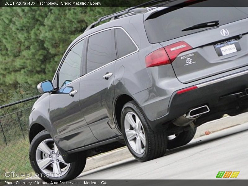 Grigio Metallic / Ebony 2011 Acura MDX Technology