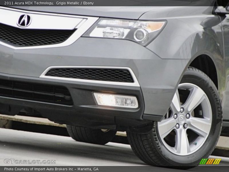 Grigio Metallic / Ebony 2011 Acura MDX Technology