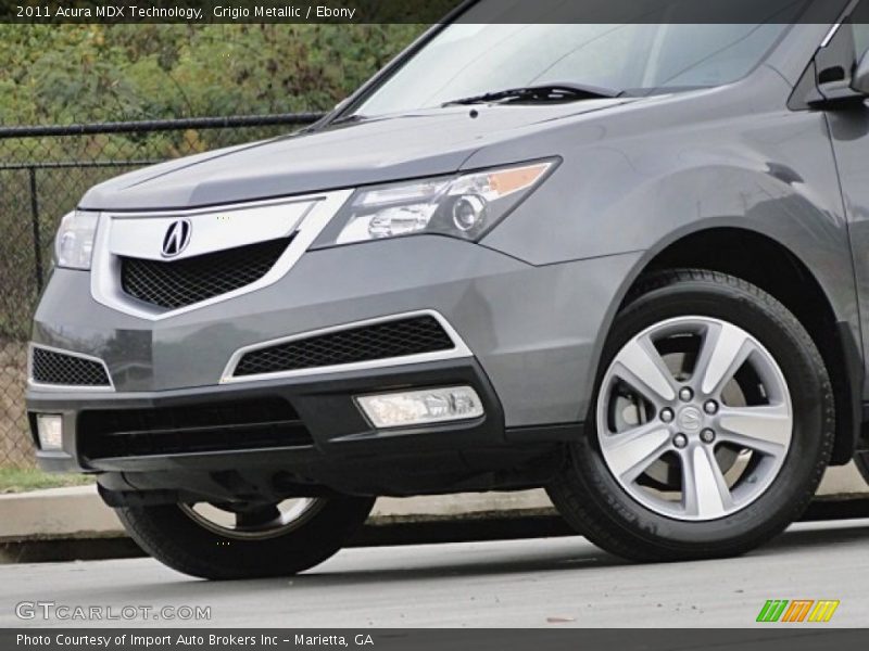 Grigio Metallic / Ebony 2011 Acura MDX Technology