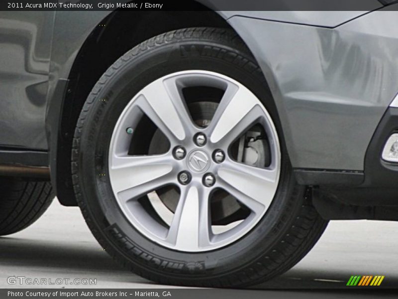 Grigio Metallic / Ebony 2011 Acura MDX Technology