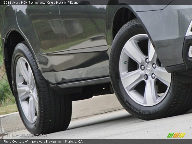 Grigio Metallic / Ebony 2011 Acura MDX Technology