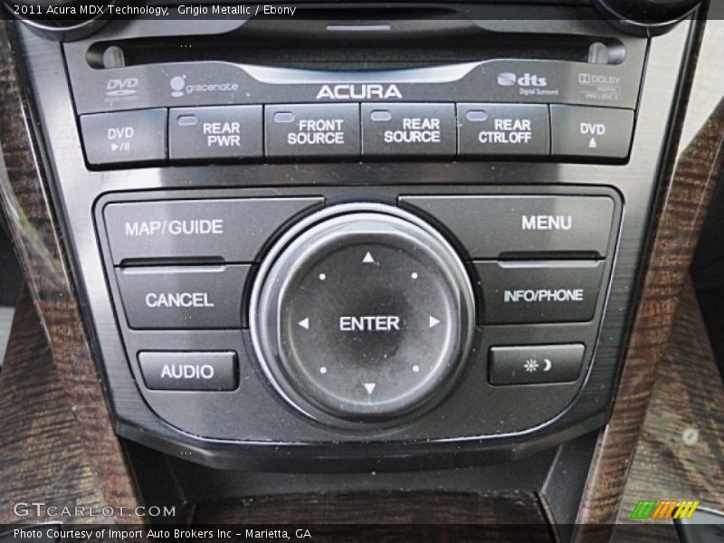 Grigio Metallic / Ebony 2011 Acura MDX Technology
