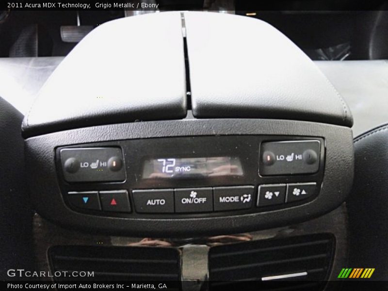 Grigio Metallic / Ebony 2011 Acura MDX Technology