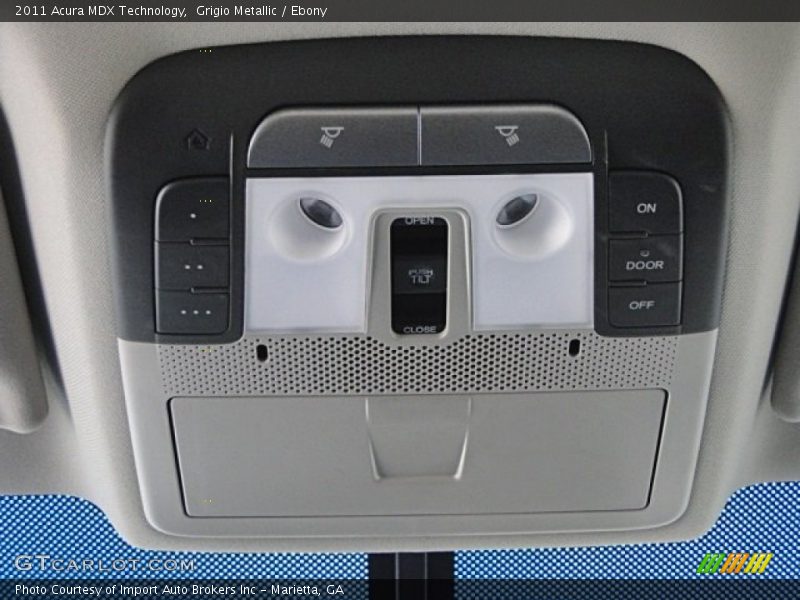 Grigio Metallic / Ebony 2011 Acura MDX Technology