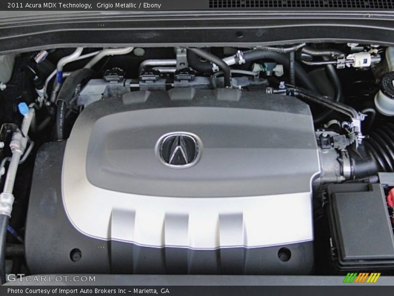 Grigio Metallic / Ebony 2011 Acura MDX Technology