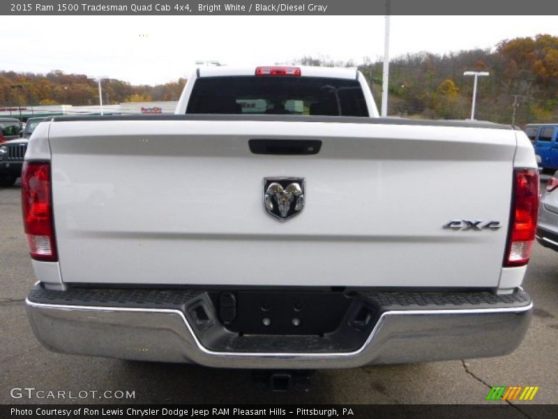 Bright White / Black/Diesel Gray 2015 Ram 1500 Tradesman Quad Cab 4x4