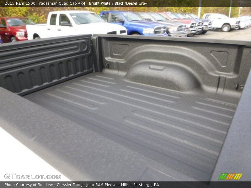 Bright White / Black/Diesel Gray 2015 Ram 1500 Tradesman Quad Cab 4x4