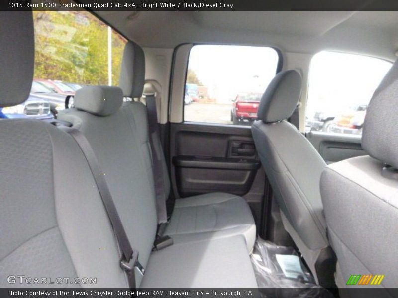 Bright White / Black/Diesel Gray 2015 Ram 1500 Tradesman Quad Cab 4x4