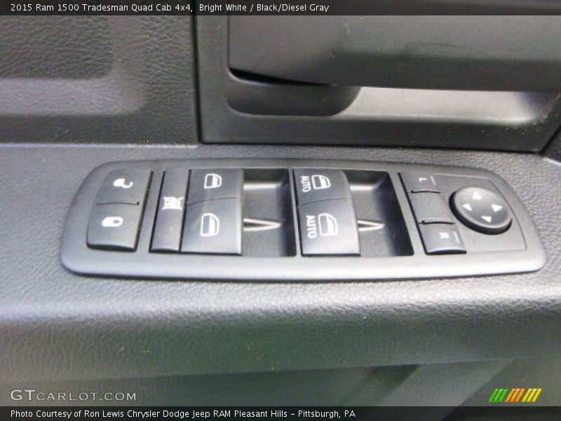 Bright White / Black/Diesel Gray 2015 Ram 1500 Tradesman Quad Cab 4x4