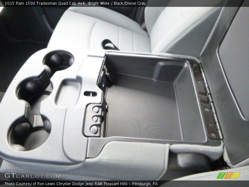 Bright White / Black/Diesel Gray 2015 Ram 1500 Tradesman Quad Cab 4x4