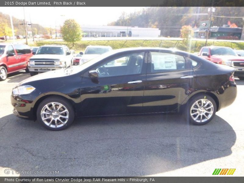 Pitch Black / Black 2015 Dodge Dart Limited