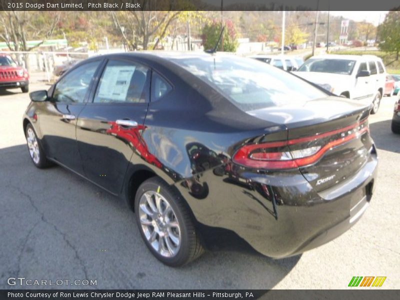 Pitch Black / Black 2015 Dodge Dart Limited