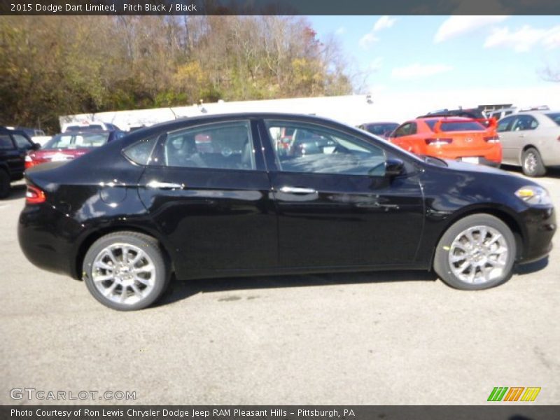 Pitch Black / Black 2015 Dodge Dart Limited