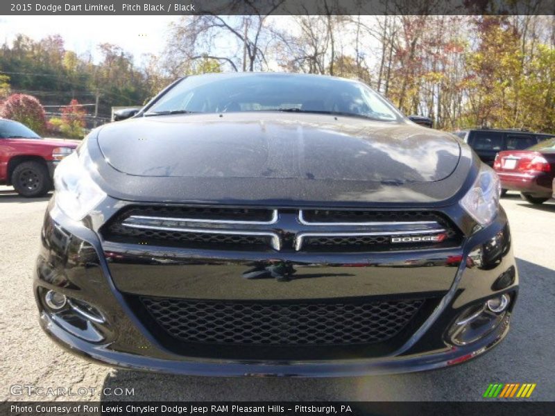 Pitch Black / Black 2015 Dodge Dart Limited