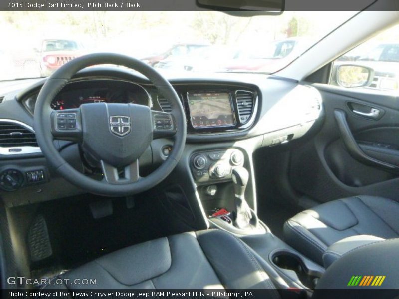 Pitch Black / Black 2015 Dodge Dart Limited