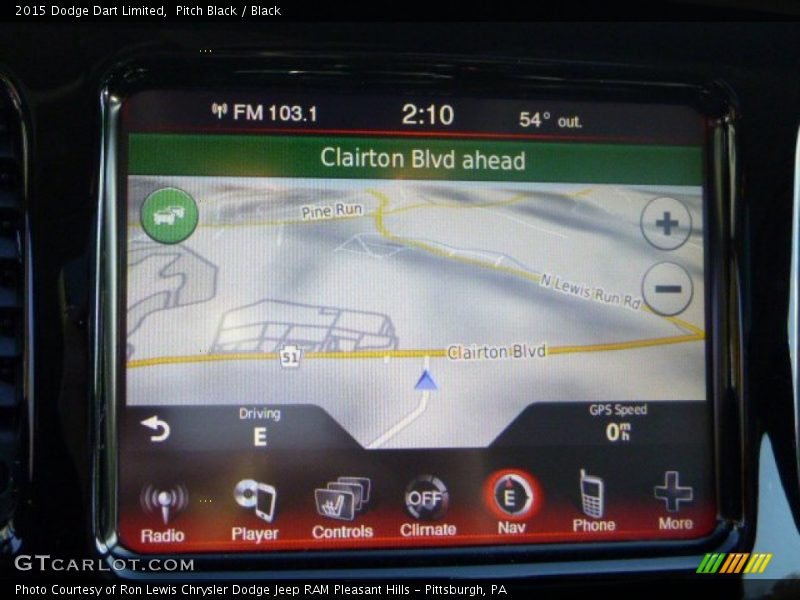 Pitch Black / Black 2015 Dodge Dart Limited