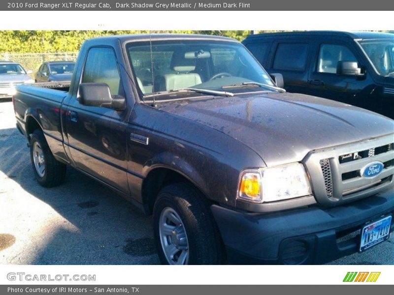 Dark Shadow Grey Metallic / Medium Dark Flint 2010 Ford Ranger XLT Regular Cab