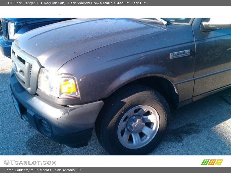 Dark Shadow Grey Metallic / Medium Dark Flint 2010 Ford Ranger XLT Regular Cab