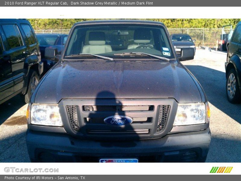 Dark Shadow Grey Metallic / Medium Dark Flint 2010 Ford Ranger XLT Regular Cab