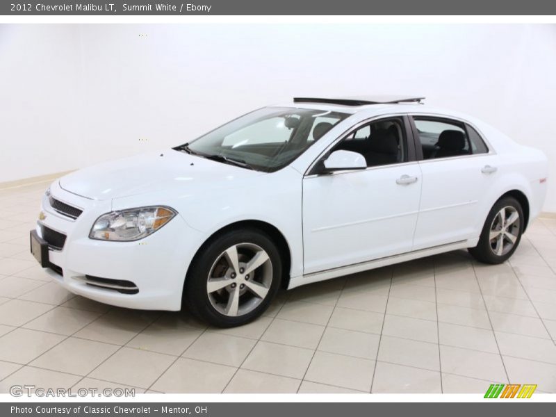 Summit White / Ebony 2012 Chevrolet Malibu LT
